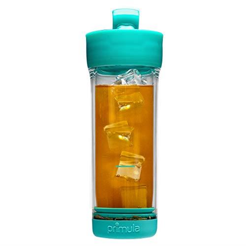 Primula PHJA-16TE01 Press & Go Iced Tea Brew Tumbler 16 oz, Teal