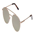 Hawkers Men's X Boo Johnson All Gold Hills HIBOJ01 Oval Sunglasses, Gold, 12 mm