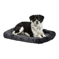 MidWest Homes for Pets Bolster Dog Bed 24L-Inch Gray Dog Bed or Cat Bed w/Comfortable Bolster | Ideal for Small Dog Breeds & Fits a 24-Inch Dog Crate | Easy Maintenance Machine Wash & Dry