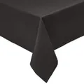 Amazon Basics Square Washable Polyester Fabric Tablecloth - 132.08 x 132.08 CM, Black, Pack of 2