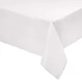 Amazon Basics Rectangle Washable Polyester Fabric Tablecloth - 228.6 x 396.24 CM, Ivory, Pack of 4