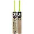 SG Nexus Plus Kashmir Willow Cricket Bat for Leather Ball, Size 4