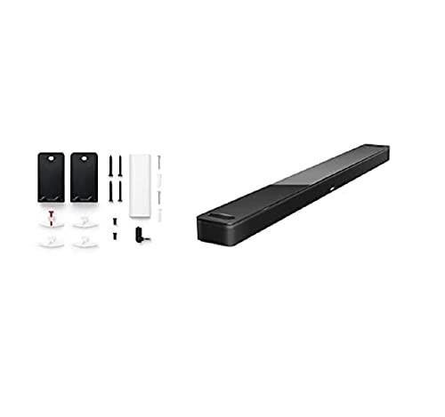 Bose Soundbar Wall Bracket, Black and Bose Smart Soundbar 900 - Black