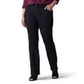 Lee Women's Plus-Size Flex Motion Regular Fit Bootcut Jean, Black, 18 Plus Petite