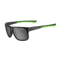 Swick Sunglasses, Ideal For Cycling, Golf, Hiking, Running, Tennis & Pickleball, Lifestyle, .Black-neon/Smoke Polarized, Med-XL