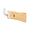 Dingo Natural Collar Handle, Short Dog Lead from Exclusive Cattle Hide Leather Handmade 11477