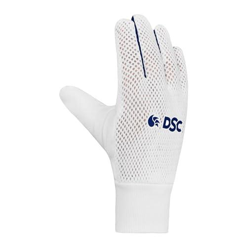 DSC 1501547 Surge Cricket Wicket Keeping Inner Gloves for Youth | Cotton Plam Gloves | Faster Sweat Absorbtion | Confort Fit | Kit for Men and Boys | White