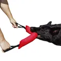 Dingo Gear Nylcot Bite Tug for Dog Training K9 IGP & Fun 2 Handles Red 45 x 8 cm