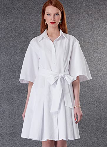 Vogue V1783F5 Misses' Dress and Belt, Size 16-18-20-22-24