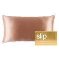 Slip Pure Silk Zippered Pillowcase, Rose Gold, King