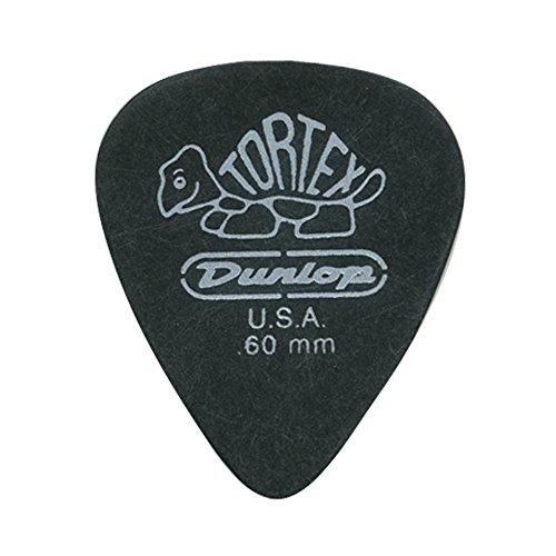 Dunlop 488R.60 Tortex® Pitch Black, 60mm, 72/Bag