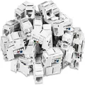 TRENDnet Cat6 RJ45 Keystone Jack 50-Pack Bundle, TC-K50C6, Compatible with Cat5/Cat5e/Cat6 Cabling, Recommended use with TC-KP12V,TC-KP24 or TC-KP48 (Sold Separately), White