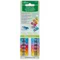 Clover Wonder Clips Assorted Colours, Pack of 10