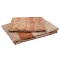Bambury Darlington Quilt Cover Set, Single Bed, Terracotta