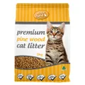 Feline First Premium Pine Wood Cat Litter 5 kg, Brown (50491-1)