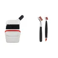 OXO 1334280 Good Grips Compact Dustpan and Brush Set White & Good Grips Deep Clean Brush Set