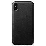Nomad Rugged Folio for iPhone Xs Max | Black Horween Leather
