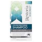 Restoria Discreet Colour Restoring Shampoo, Gradually Restores Natural Colour To Grey Hair, For Any Shade Of Hair, With Aloe Vera & Coconut Oil, 147ml
