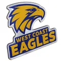 Fan Emblems AFL West Coast Eagles Lensed Chrome Supporter Logo Decal