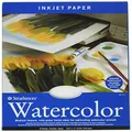 Strathmore Inkjet Watercolor Paper, 8.5x11 inches, 8 Sheets (115lb/245g) - Artist Paper for Adults and Students - Watercolors, Mixed Media, Markers and Art Journaling
