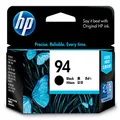 HP 94 Genuine Original Black Ink Printer Cartridge works with HP Photosmart 8450, 8150, 2710, 2610, HP PSC 2350, HP Officejet 7410, 7310, 6210, HP Deskjet 6840, 6540, 6520, 5740 Printers (C8765WA)