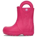 Crocs Kids Handle It Rain Boot, Candy Pink, C12