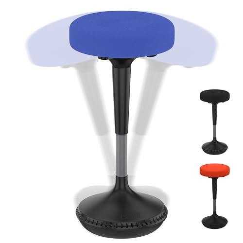 Wobble Stool Standing Desk Stool - tall office chair for standing desk chair wobble stools for classroom seating ADHD chair height adjustable stool 23-33" Active stool for standing desk wobble chairs.