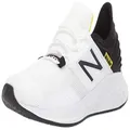 New Balance ROAV Roav Fresh Foam Running Shoes for Kid's, White/Lime, 5 US (Wide)