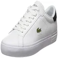 Lacoste Men's Powercourt 0121 1 SMA Sneaker, White/Black, 12 US
