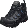 Salomon Men's X Ultra Pioneer GTX Hiking Shoe, Black/Magnet/Bluesteel, 9 US