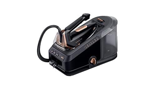 Braun Household CareStyle 7 Pro Steam Generator IS7285BK, Iron with FreeGlide 3D Technology, Smart iCareMode, Vertical Ironing, Anti Drip, Detachable 2L Water Tank, 2700W, Black