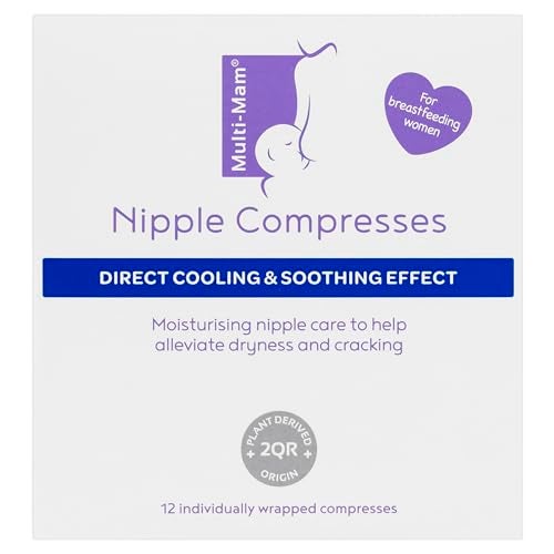 MULTI-MAM - Nipple Compresses | Direct Cooling | For Breastfeeding Women | 12 Compresses