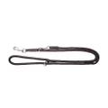 Dingo Leash for Dog, Adjustable 120 - 200 cm Range, Made of Cord, Black 10357