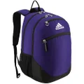 adidas unisex-adult Striker 2 Team Backpack, Team Collegiate Purple/Black/White, One Size, Striker 2 Team Backpack