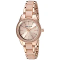 Anne Klein Women's Resin Bracelet Watch, Light Pink/Rose Gold