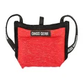 Dingo Gear Mini Bite Pillow Handmade Wedge with 3 Handles for Dog Bite Training Very Soft Nylcot, Red S00524