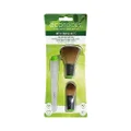 EcoTools Total Senses Foundation Brush Duo Interchangeables Makeup Brush with Aromatherapy, 2 Brushes