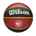 Wilson NBA Team Tribute Basketball Atlanta Hawks, Size 7, Red, WTB1300IDATL