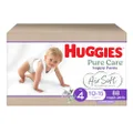 Huggies Pure Care Nappy Pants Size 4 (10-15kg) 88 Count (Packaging May Vary)