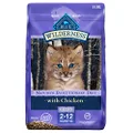 Blue Buffalo Cat Food for Kittens, Natural Chicken Recipe, High Protein, Dry Cat Food, 5 lb Bag