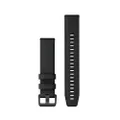 Garmin Quick Release Band, 20mm, Black with Black Stainless Steel Hardware