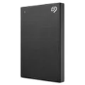 Seagate One Touch Portable External Hard Disk Drive with Data Recovery Services, 2TB, Black