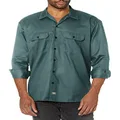 Dickies Men's Long Sleeve Work Shirt, Lincoln Green, Medium