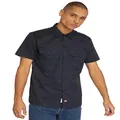Dickies Men's Short-sleeve Work Shirt, Dark Navy, Medium