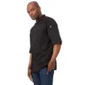 Chef Works Men's Montreal Cool Vent Chef Jacket, 2X-Large, Black