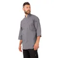 Chef Works Men's Morocco Chef Jacket, 3X-Large, Grey