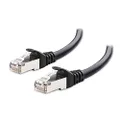 Cable Matters Snagless Cat 6a, Cat6a (SSTP, SFTP) Shielded Ethernet Cable in Black 6m