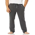 NAUTICA Men's Soft Knit Sleep Lounge Pant, Charcoal Heather, X-Large
