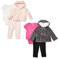 Carter's Baby-Girls 2-Pack 3-Piece Cardigan Set, Pink Ears/Black Dots, 3 Months
