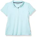 Nautica Women's Polo Shirt, Sea Water Blue, XL